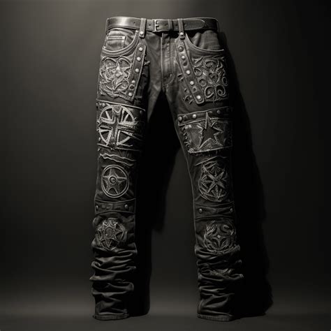 replica chrome hearts denim|chrome hearts jeans on body.